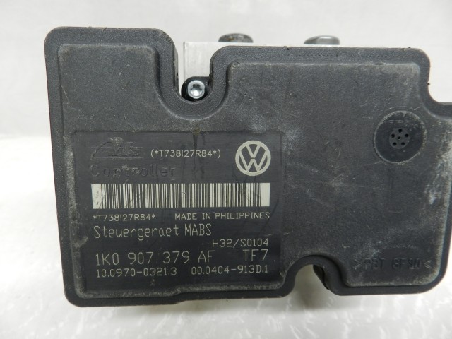 Volkswagen Golf 2009-2012 ABS  1K0907379AF, 1K0614117AD, 10.0207-0138.4, 10.0970-0321.3, 00.0404-913D.1  KI-BE SZERELÉST IS VÁLLALUNK