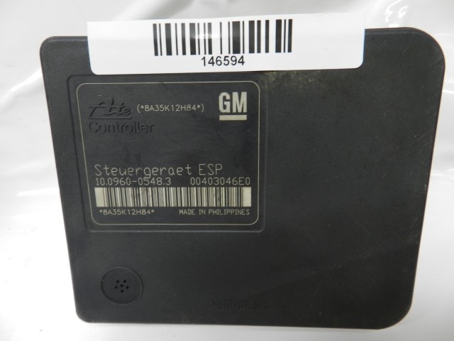 Opel Astra H 2004-2010 ABS elektronika GM13213610AL,10.0206-0206.4,10.0960-0548.3  ABS EGYSÉGEK JAVÍTÁSÁT, FELÚJÍTÁSÁT VÁLLALJUK.