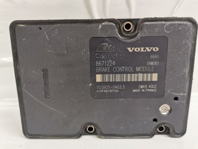 Volvo S60 2010-2018 ABS elektronika P08671233,10.0204-0368.4,10.0925-0403.3  KI-BE SZERELÉST IS VÁLLALUNK!