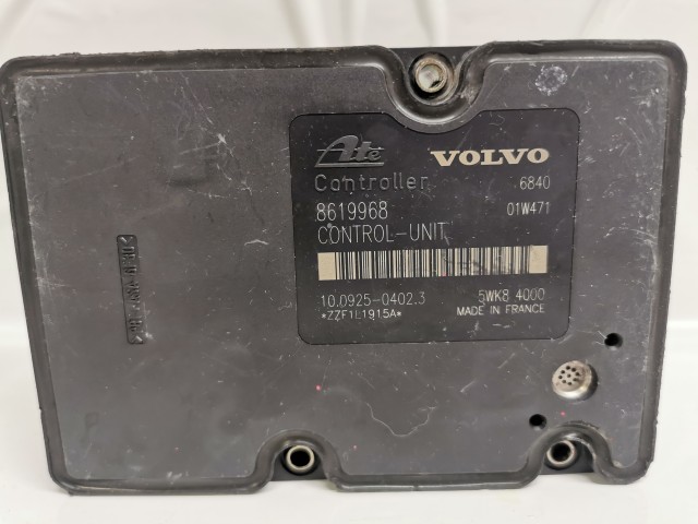 Volvo S60 2010-2018 ABS elektronika P08619975,10.0204-0357.4,10.0925-0402.3  KI-BE SZERELÉST IS VÁLLALUNK!