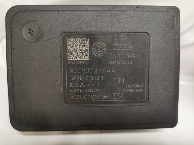 Volkswagen Passat B7 2010-2014 ABS elektronika 3Q0907379AA ,10.0916-0338.3,10.0220-0671.4,10.0625-3175  KI-BE SZERELÉST IS VÁLLALUNK!