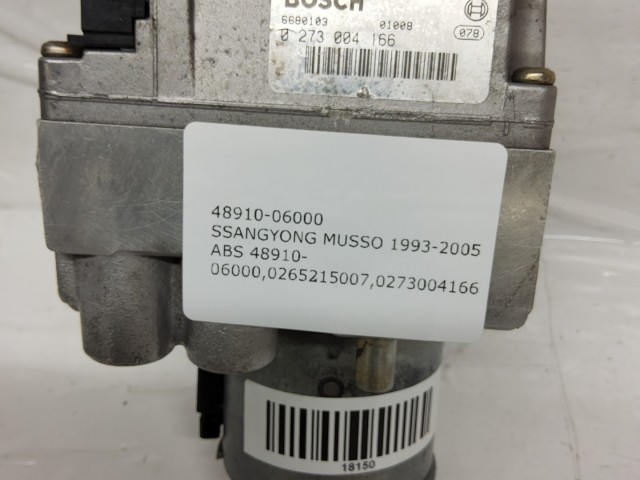 SSANGYONG MUSSO 1993-2005 ABS 48910-06000,0265215007,0273004166  KI-BE SZERELÉST IS VÁLLALUNK!