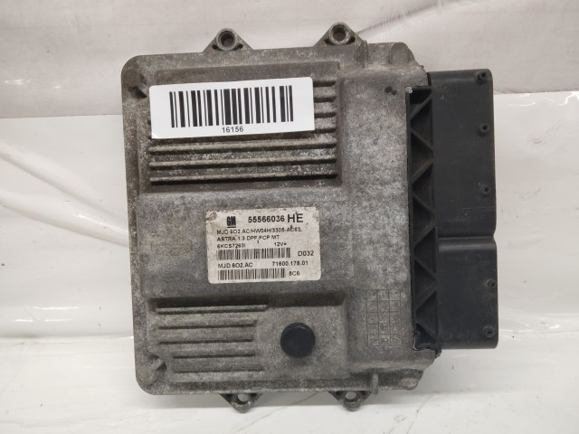 Opel Astra H 2004-2010 Motorvezérlő 55566036, 7160017801