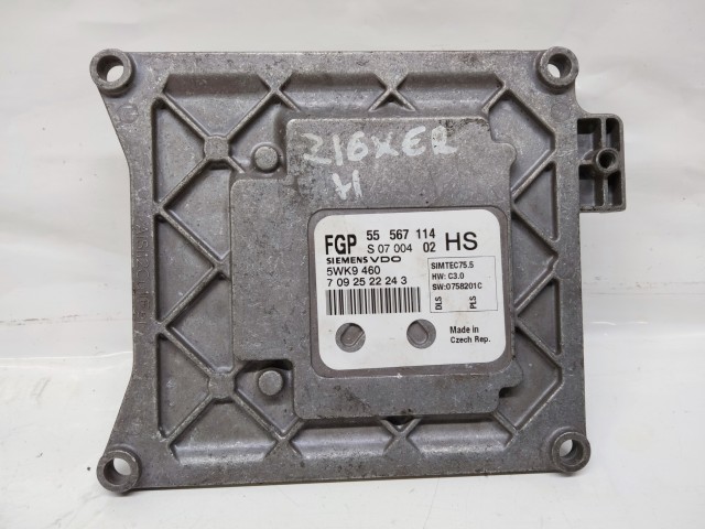 Opel Astra H 2004-2010 Motorvezérlő Elektronika 55567114, Z16XER
