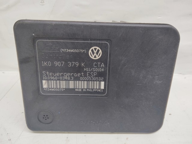 Volkswagen Golf V. 2003-2008 ABS Elektronika 1K0907379K, 1K0614518, 10.0399-3338.4, 10.0960-0348.3  KI-BE SZERELÉST IS VÁLLALUNK!